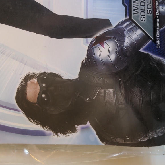 Disguise Marvel Captain America Winter Soldier S 6 Costume New - Picture 5 of 11